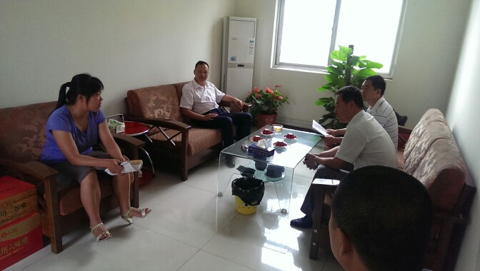 臨沭供電到金蒙新材料調研